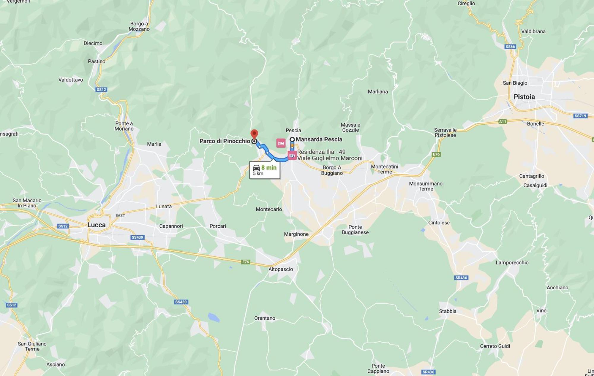 Apartamento Mansarda Pescia Exterior foto
